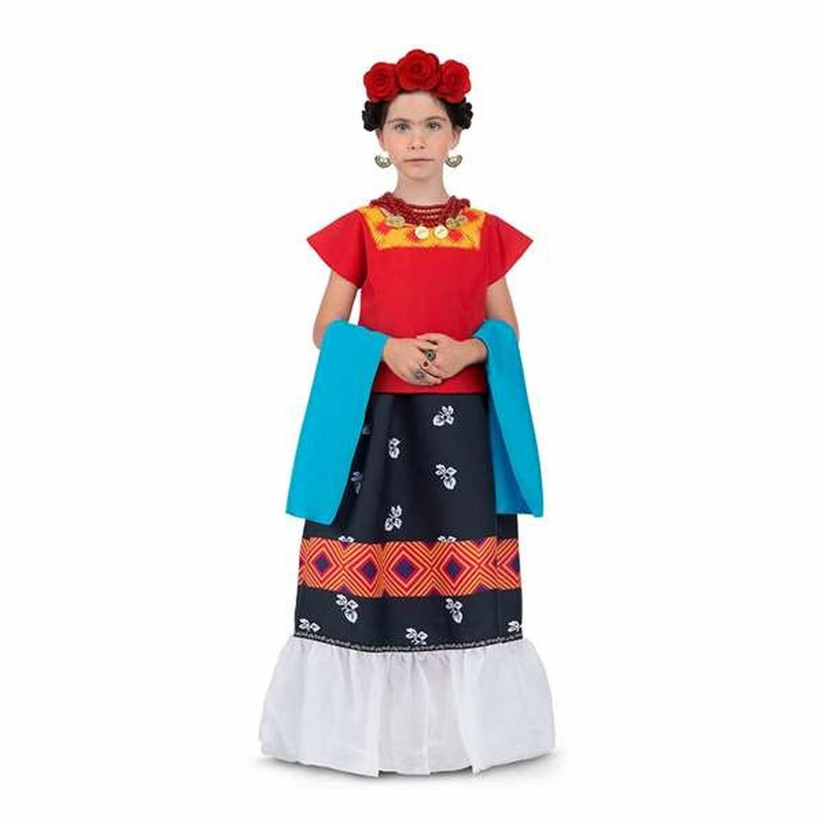 Kostume til børn Frida Kahlo 4 Dele 5-6 år