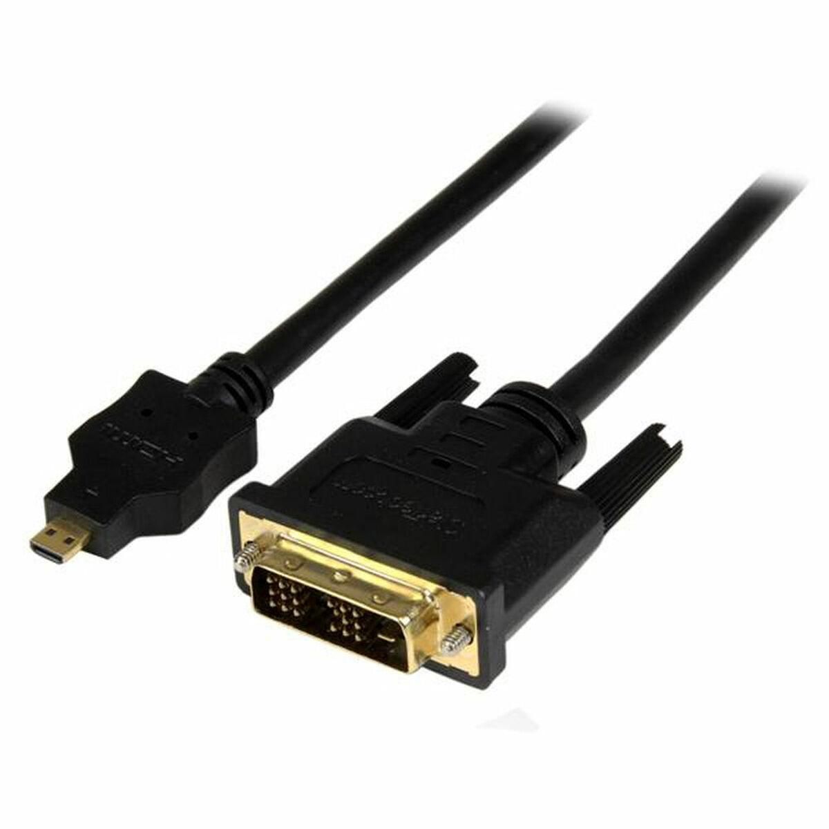 HDMI til DVI-adapter Startech HDDDVIMM1M Sort 1 m