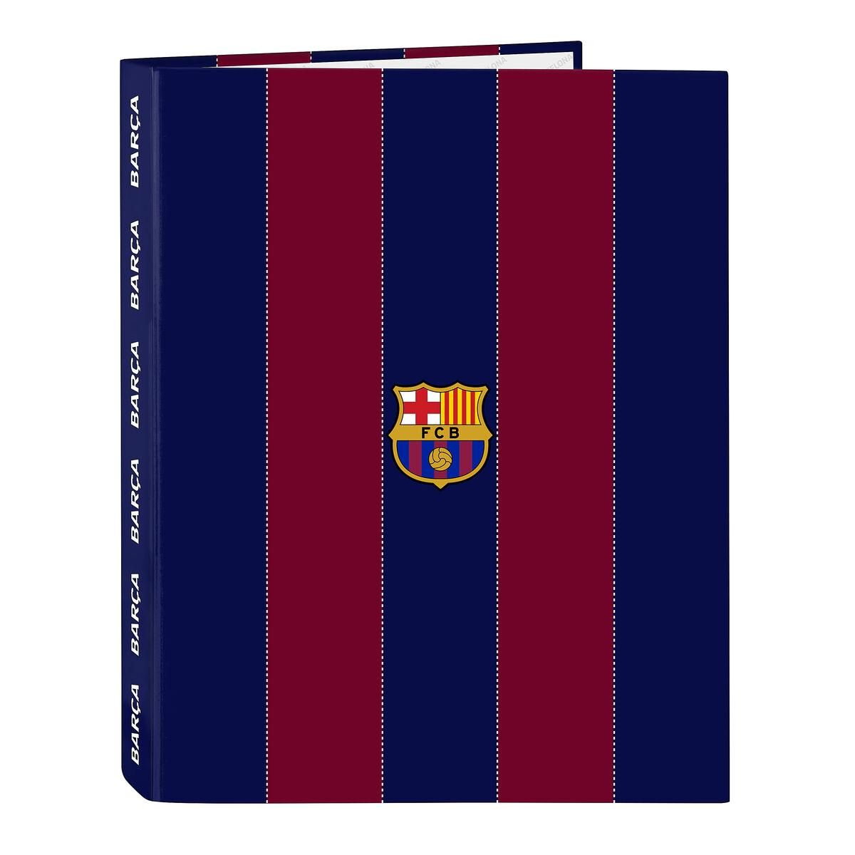 Ringbind F.C. Barcelona Rød Marineblå A4 26.5 x 33 x 4 cm