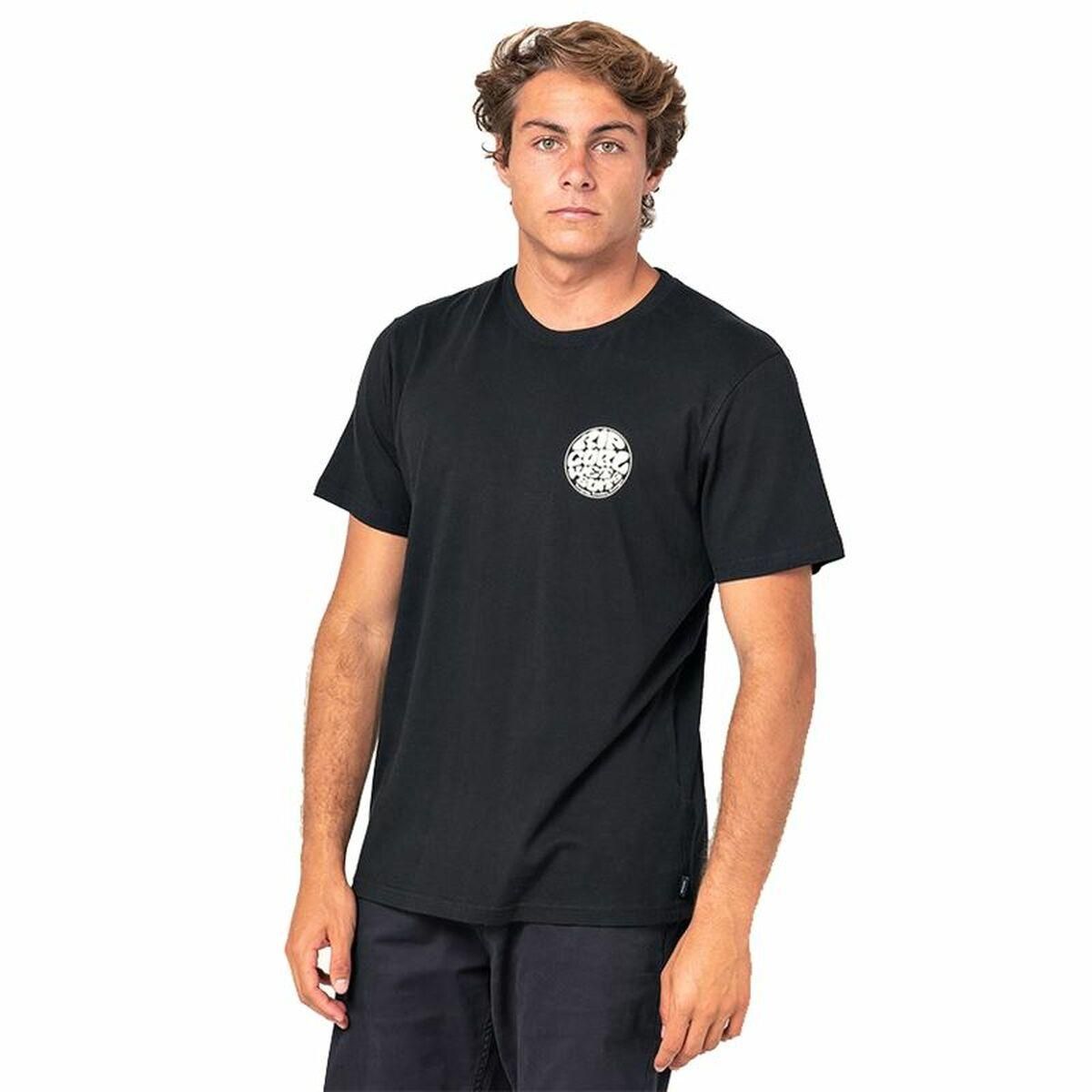 Kortærmet T-shirt Rip Curl Wettie Essential Sort Mænd L