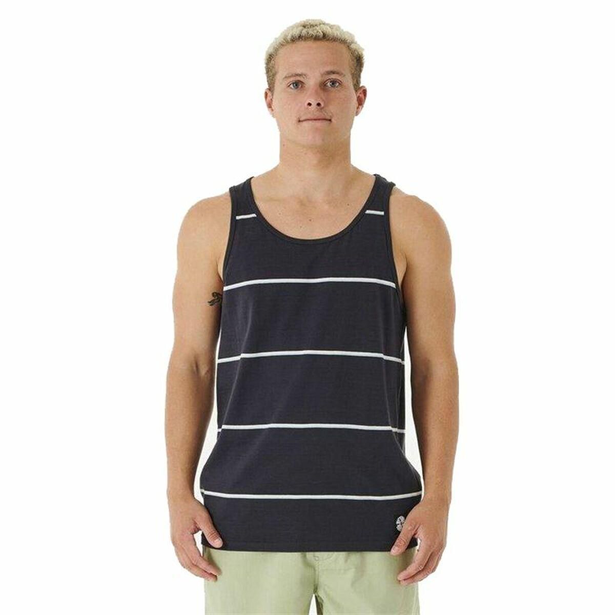 T-shirt til Mænd uden Ærmer Rip Curl Swc Rails Tank Sort XL