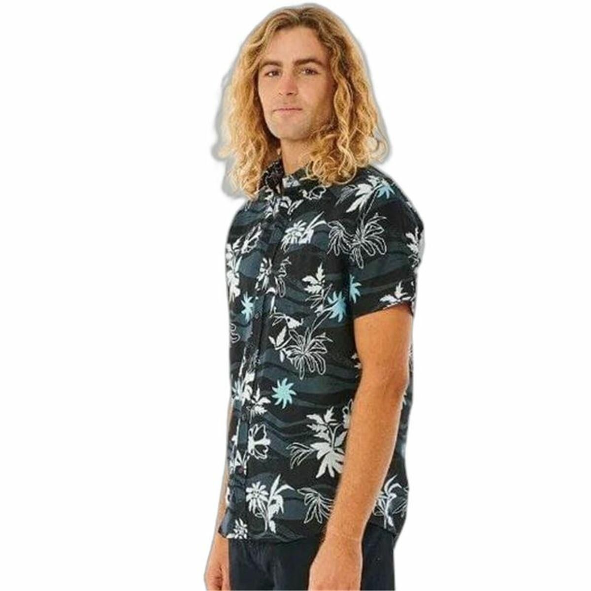 Skjorte Rip Curl Swc Botanica S/S Mænd Kort slange Sort L