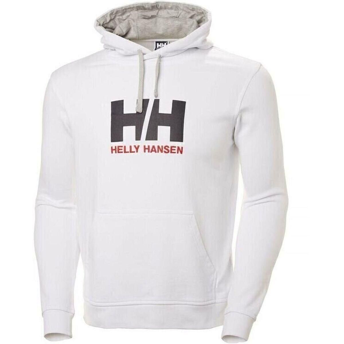 Hættetrøje til Mænd HH LOGO Helly Hansen 33977 001 Hvid M