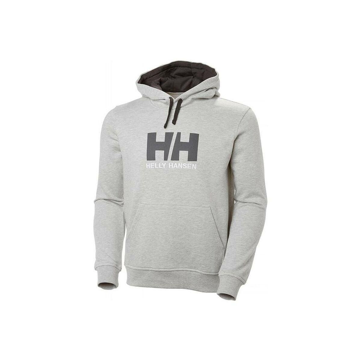 Hættetrøje til Mænd HH LOGO Helly Hansen 33977 949 Grå L