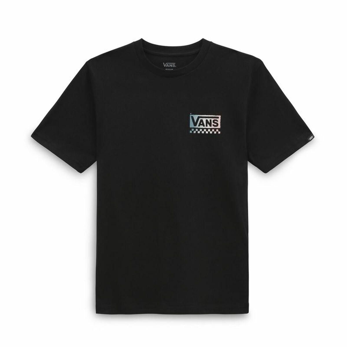 Kortærmet T-shirt til Børn Vans Global Stack-B Sort 12-14 år