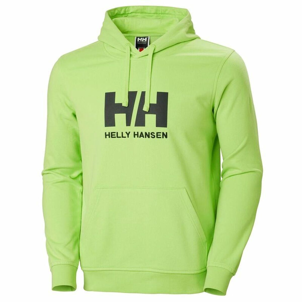 Hættetrøje til Mænd HH LOGO Helly Hansen 33977 395 Grøn S