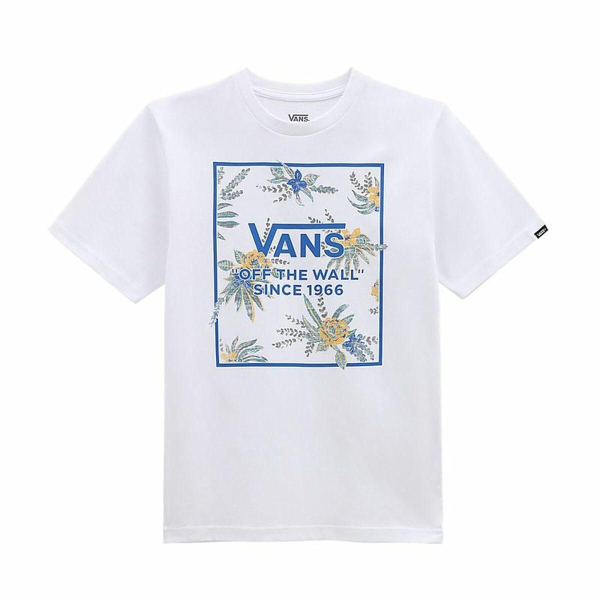 Kortærmet T-shirt til Børn Vans Califlower Box-B Hvid 8-10 år