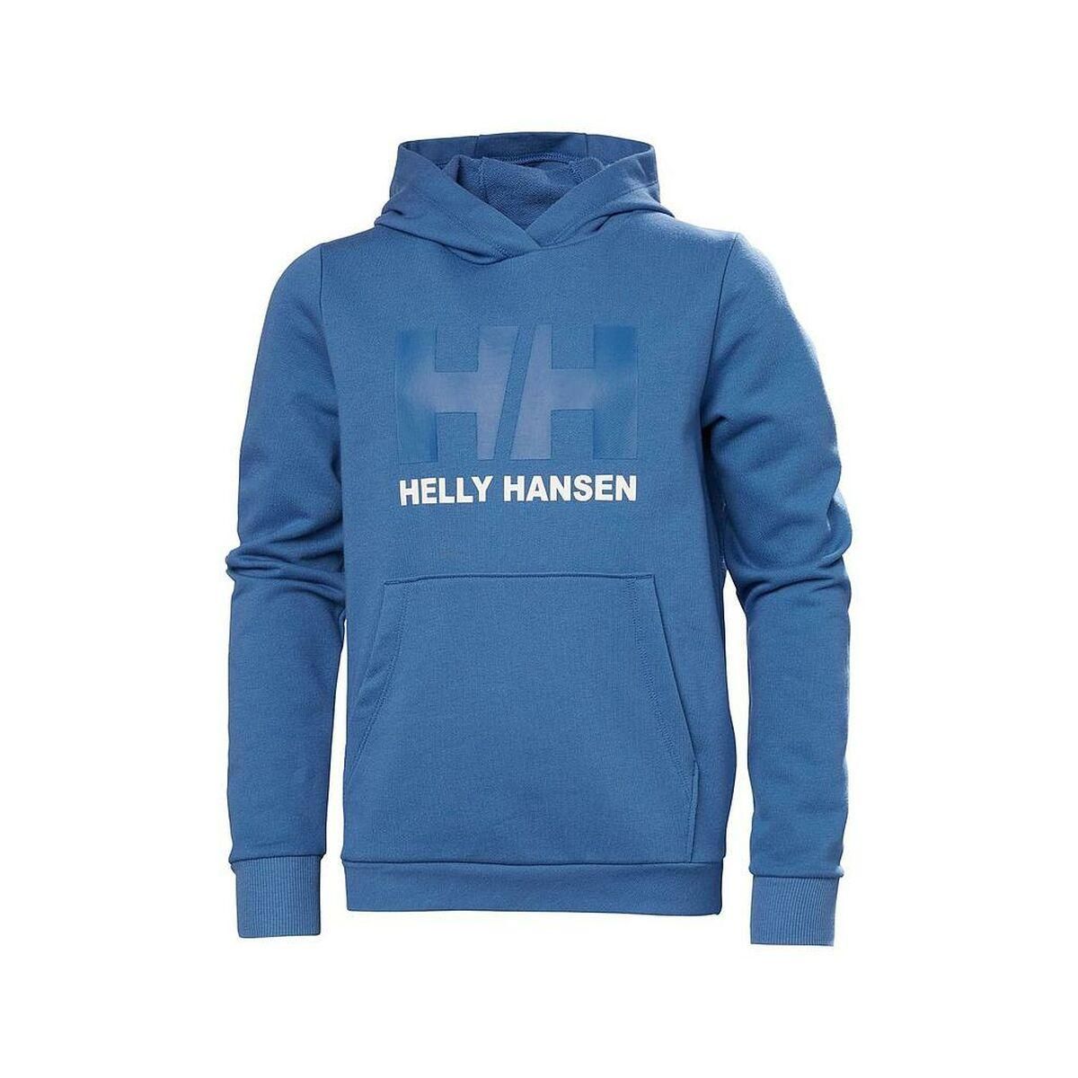 Hættetrøje til Børn HH LOGO HOODIE 2.0 Helly Hansen 41677 636 Blå 8 år