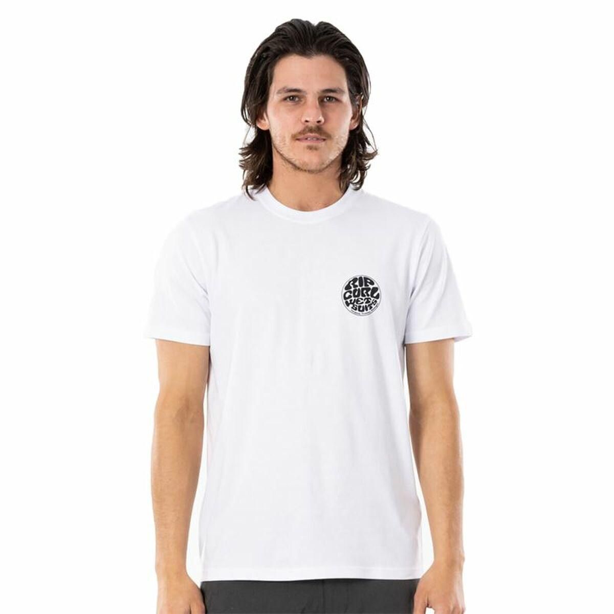 Kortærmet T-shirt Rip Curl Wettie Essential Hvid Mænd M