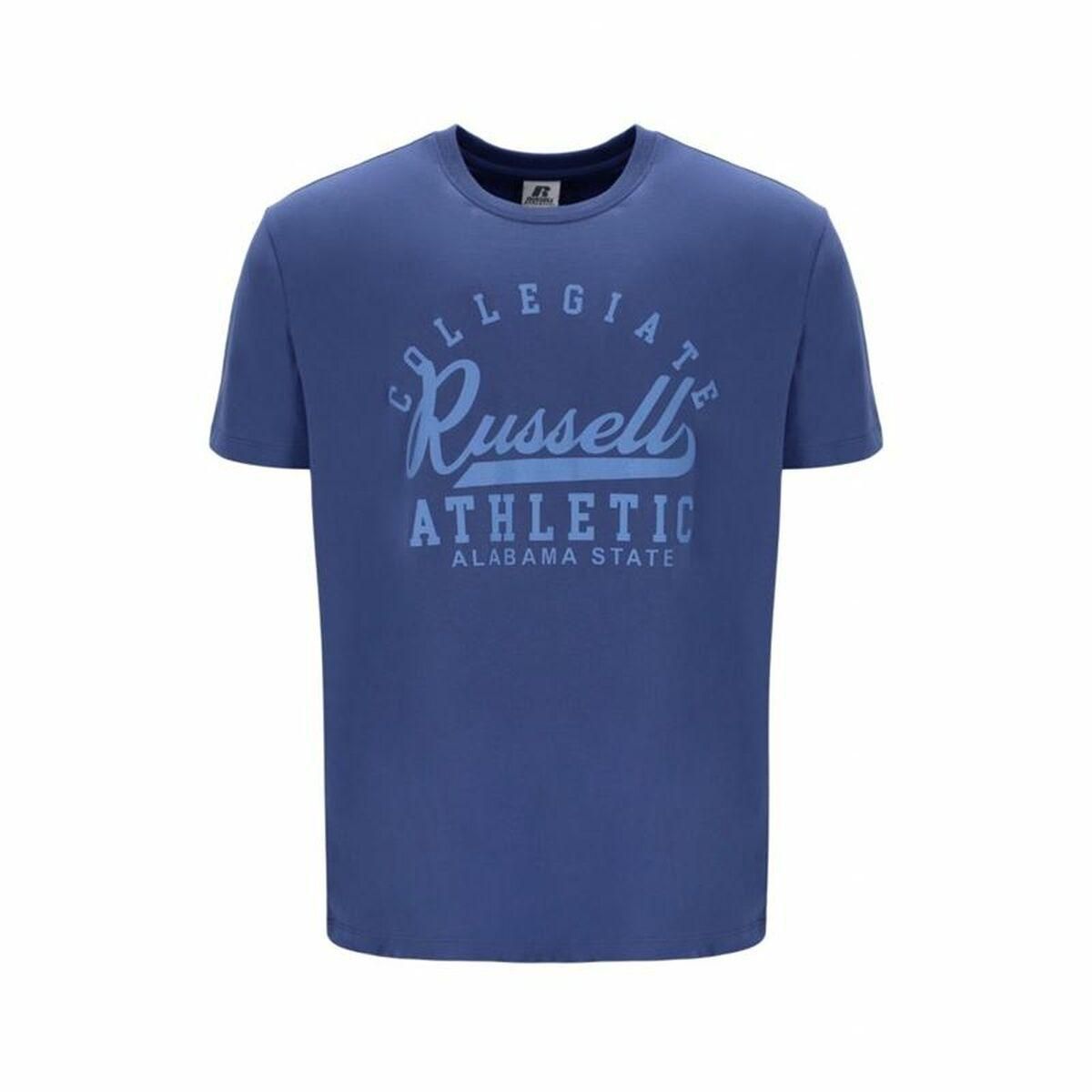 Kortærmet T-shirt Russell Athletic Amt A30211 Blå Mænd S