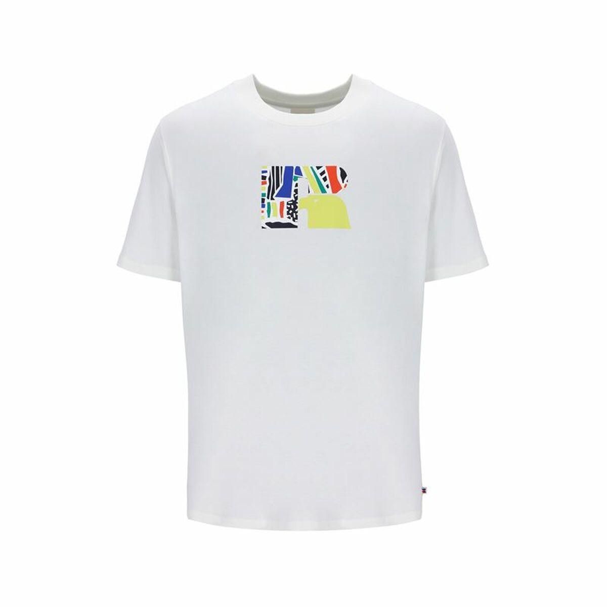 Kortærmet T-shirt til Mænd Russell Athletic Emt E36211 Hvid M