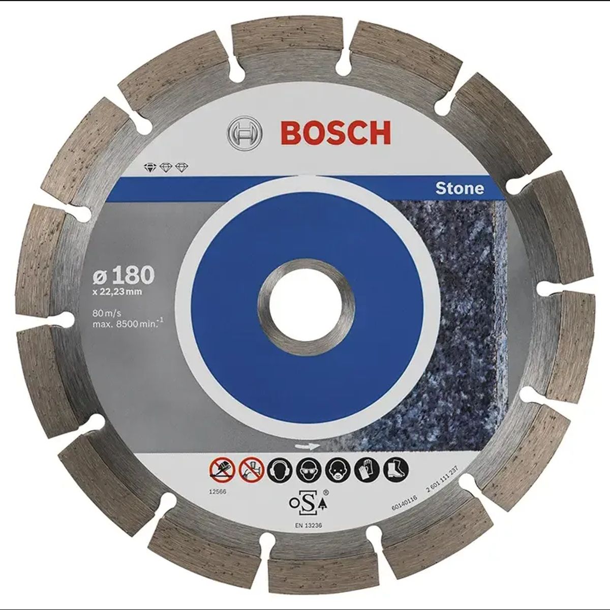 Bosch Diamantskive Stone 180mm 10stk Prof - 2608603237