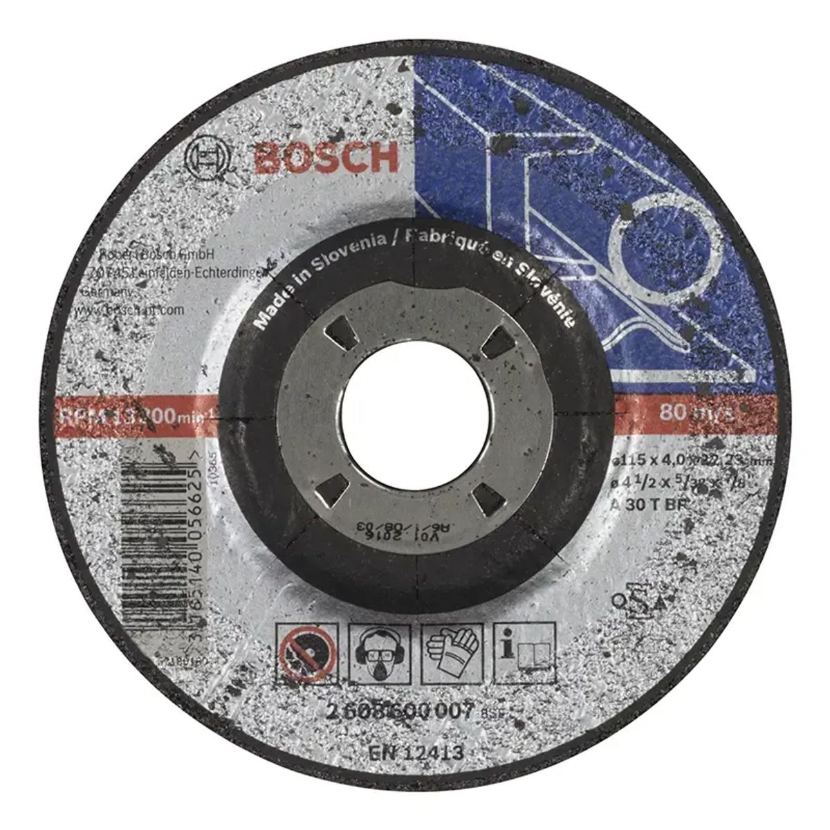 Bosch Skrubskive 115x4mm - 2608600007