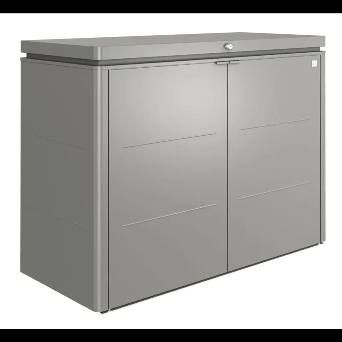 Biohort Highboard 160 - Kvartsgrå Metallic