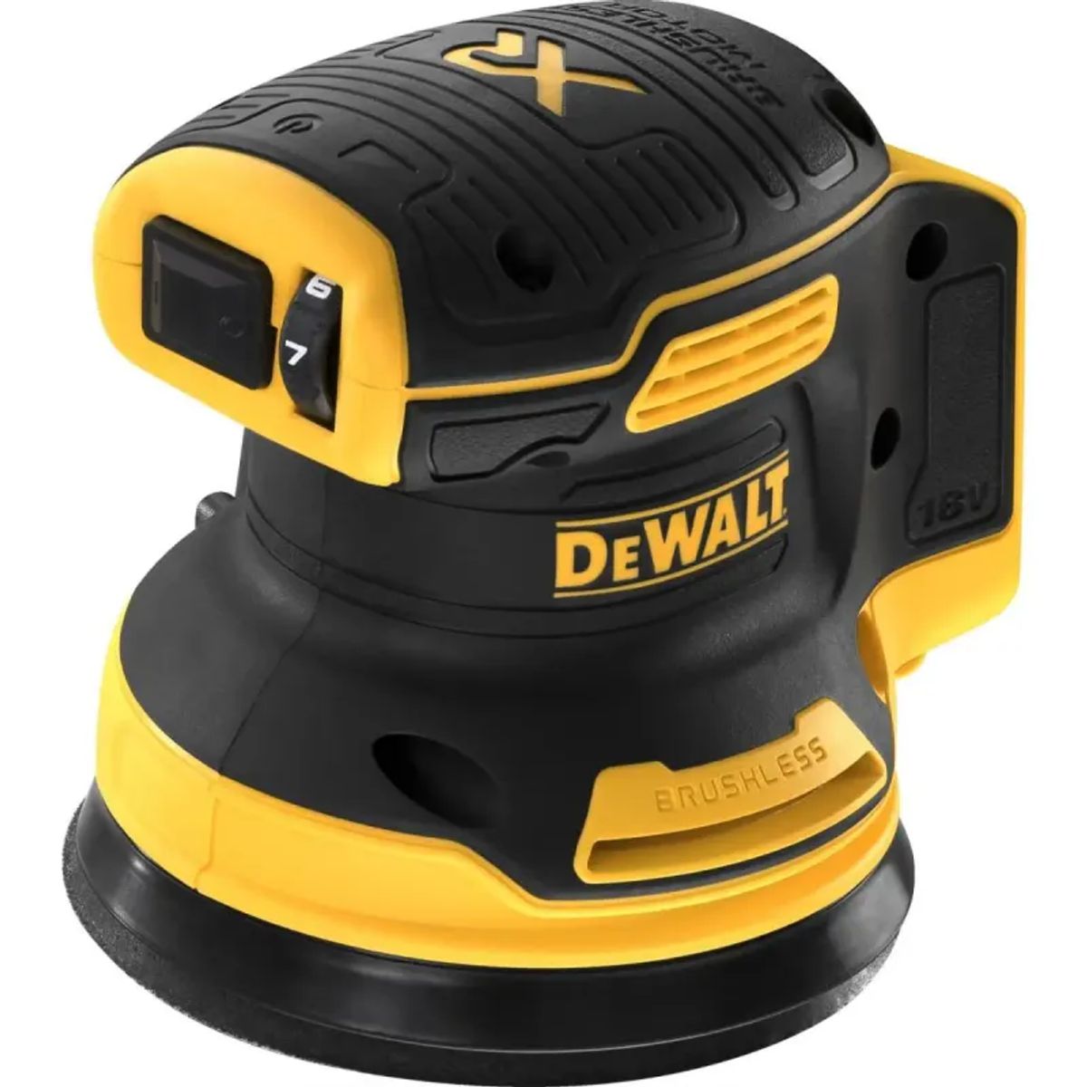 DeWALT 18v Excentersliber 125mm DCW210N-XJ Løs Enhed