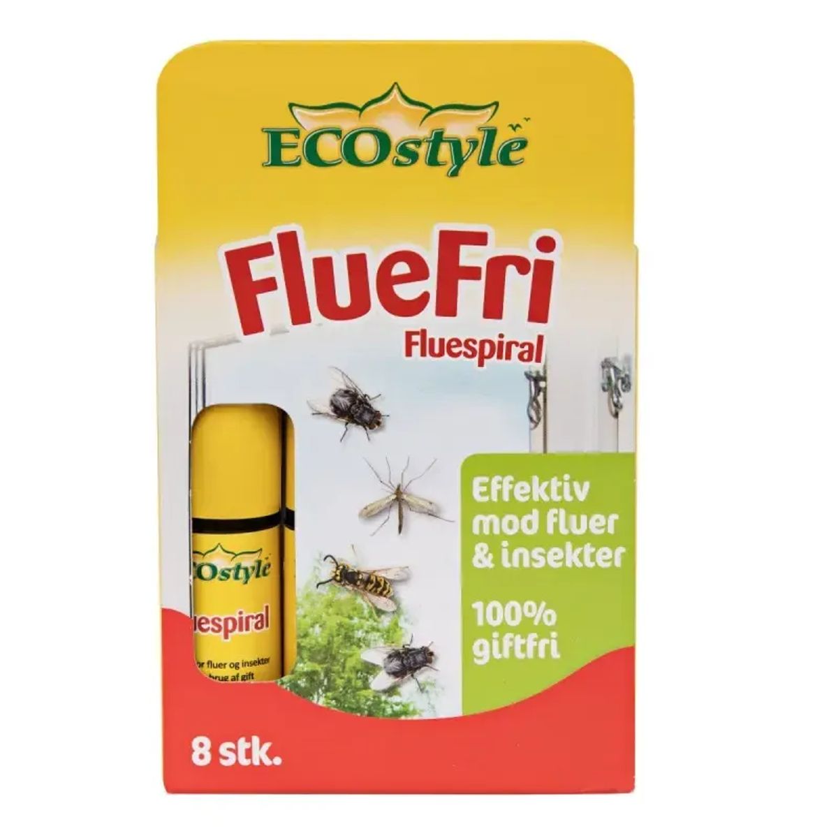 Ecostyle Fluefri - Fluespiral 8-pak