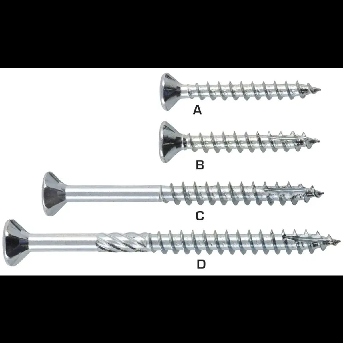 ITW SPUN ®+, Elforzinket - Universalskrue - 4,0 x 25 - 150346