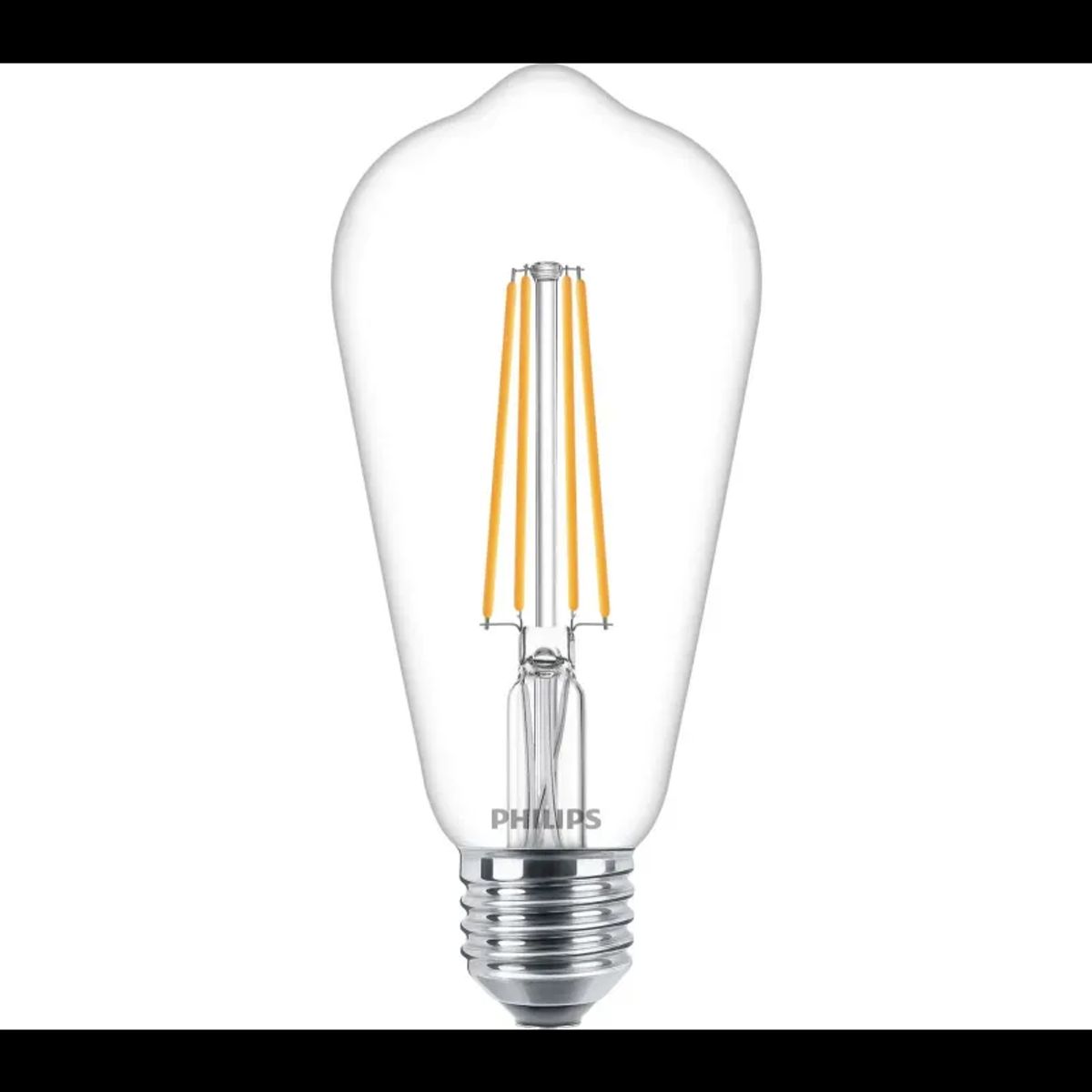 Philips LEDClassic Filament 40W ST64 E27 varm hvid klar ikke dæmpbar 1 stk - 8718696807897