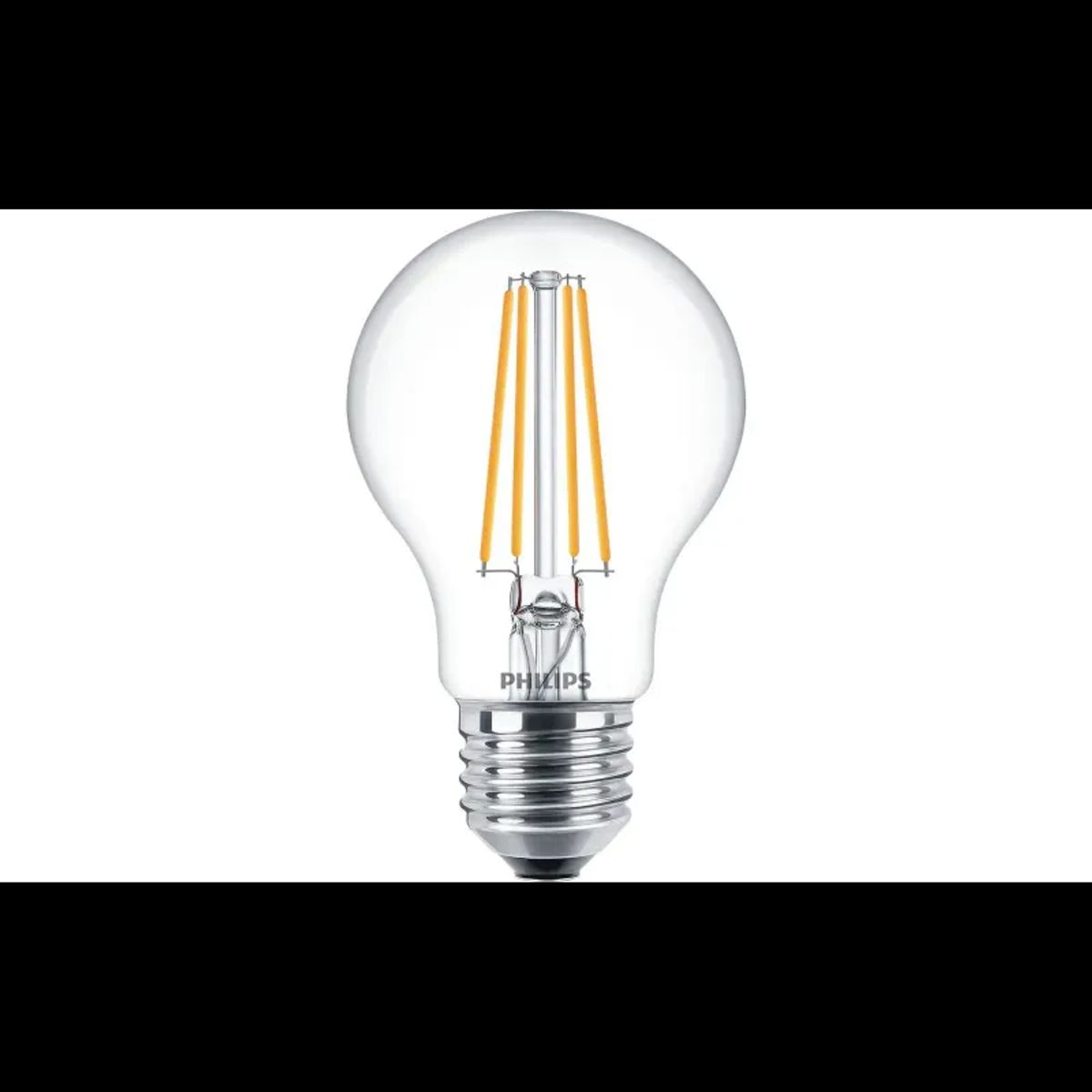 Philips LEDClassic Filament 60W E27 varm hvid klar ikke dæmpbar 1-stk - 8718699665289