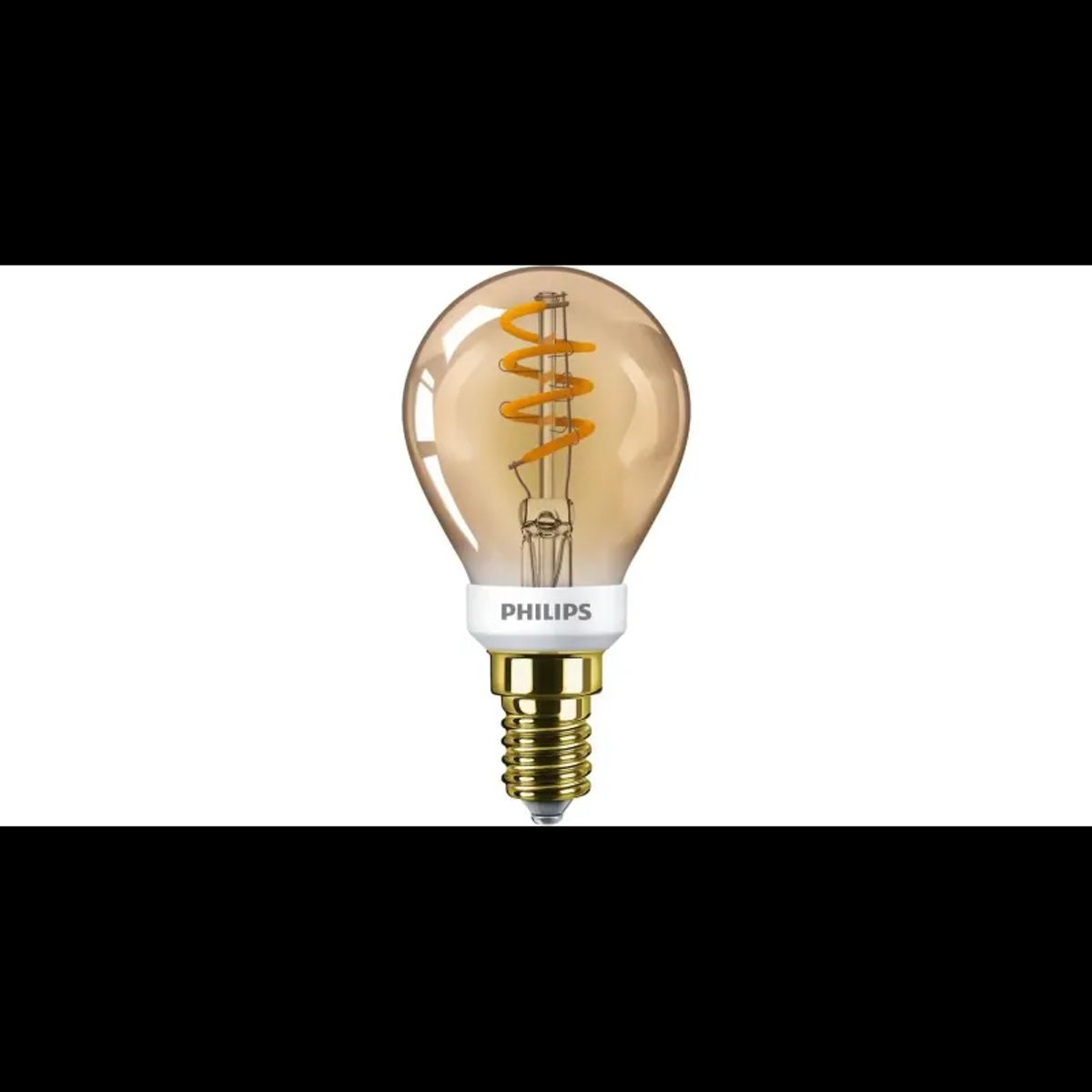 Philips LEDClassic Filament 15W krone E14 guld dæmpbar - 8718699676155