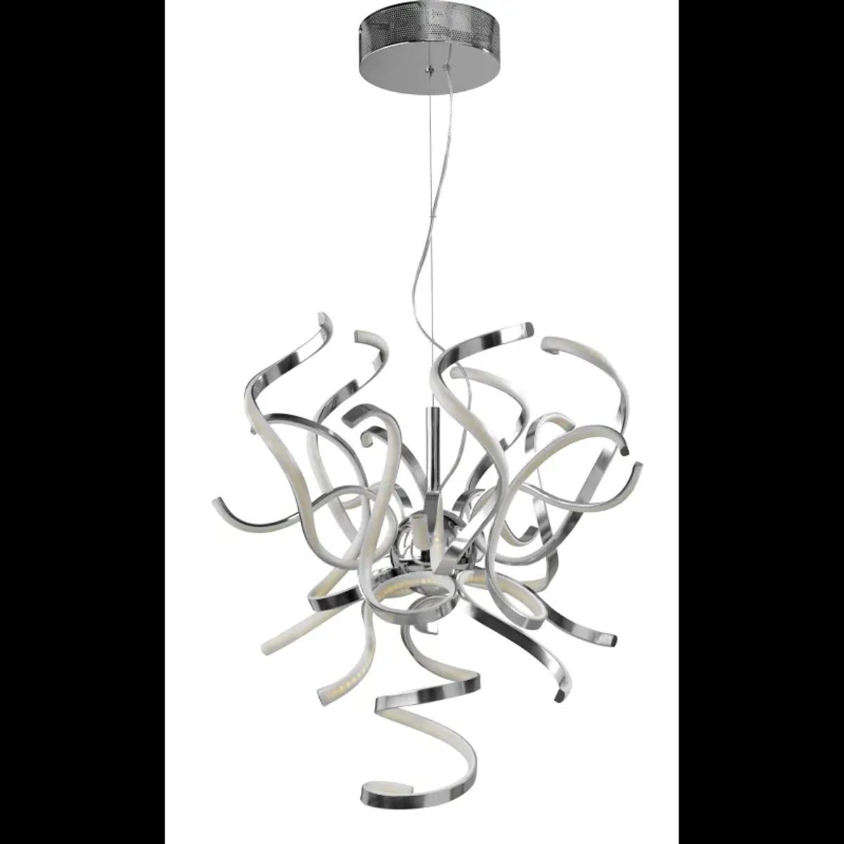 Sompex Loftlampe Weed LED Silver - Højde 300 cm