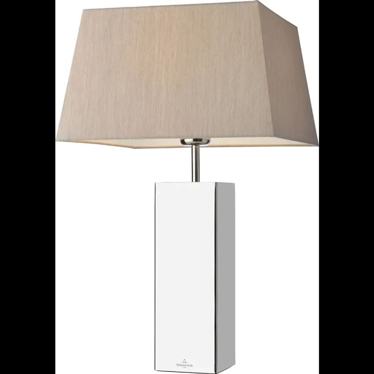 Villeroy & Boch Lampe Prag - Poleret Rustfri Stål/beige VB-96246