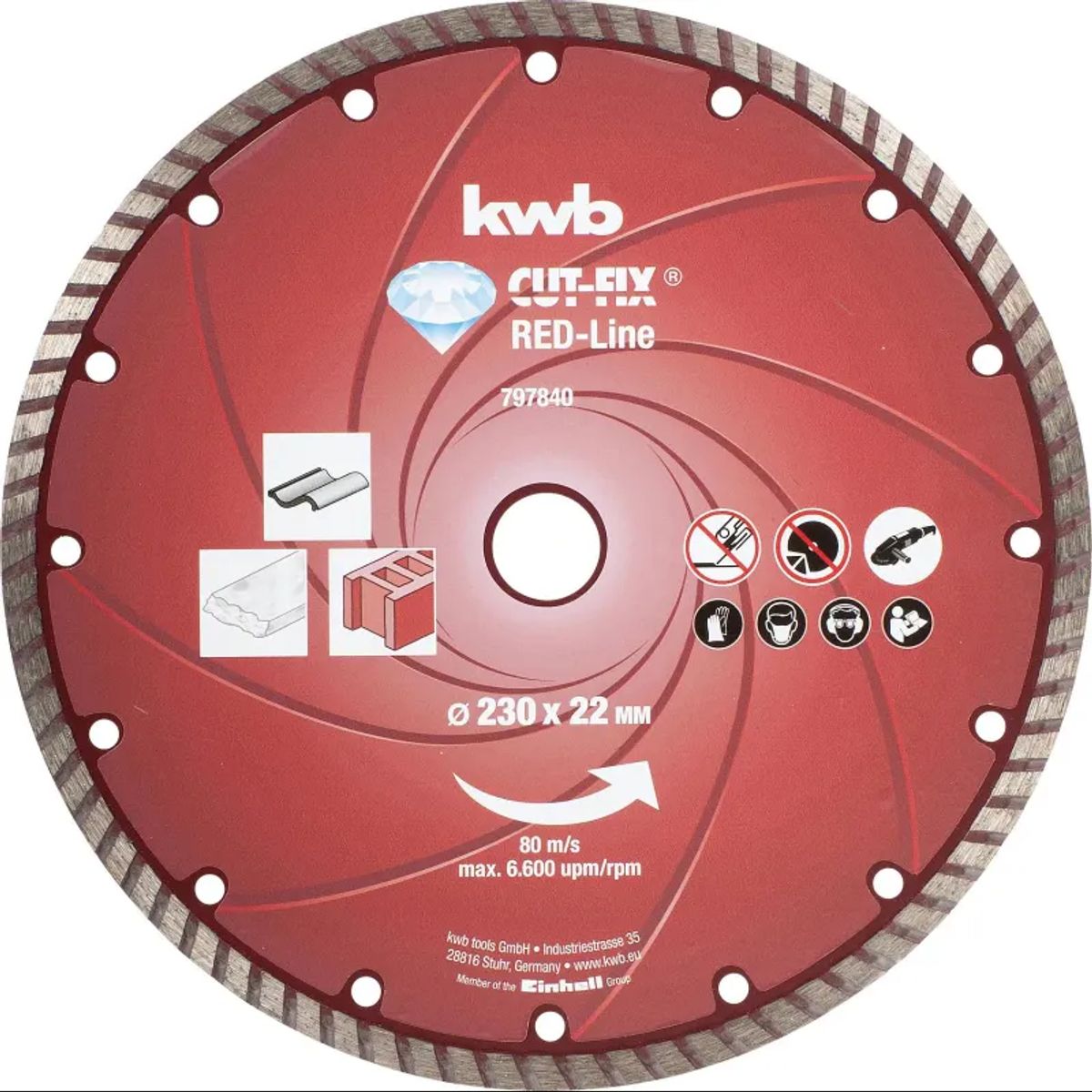 KWB Diamantklinge, Red Line, Ø230 mm, CD - 49797840