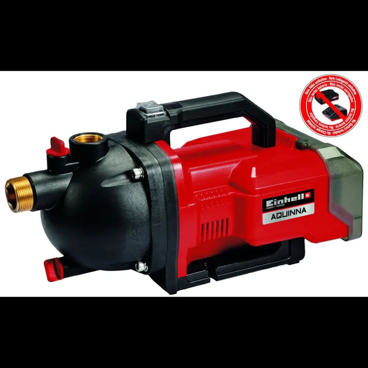 Einhell Dykpumpe Akku 3000l/t.- 8M, Solo 18V - AQUINNA - 4180400