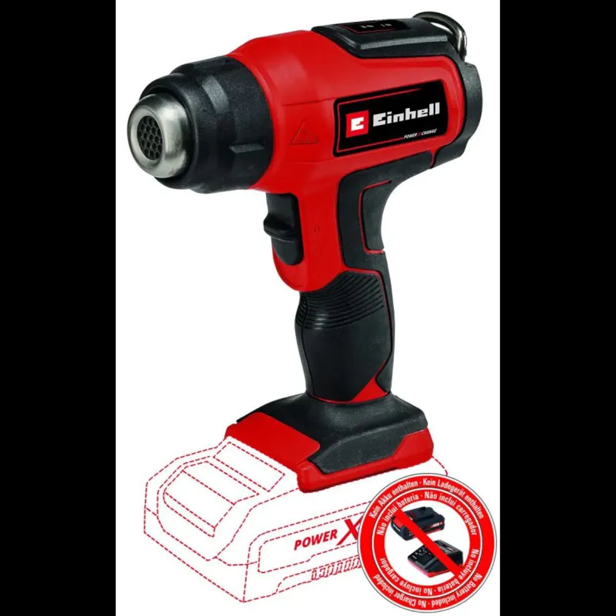 Einhell Cordless Hot Air Gun, TE-HA 18 Li - Solo - 4520500