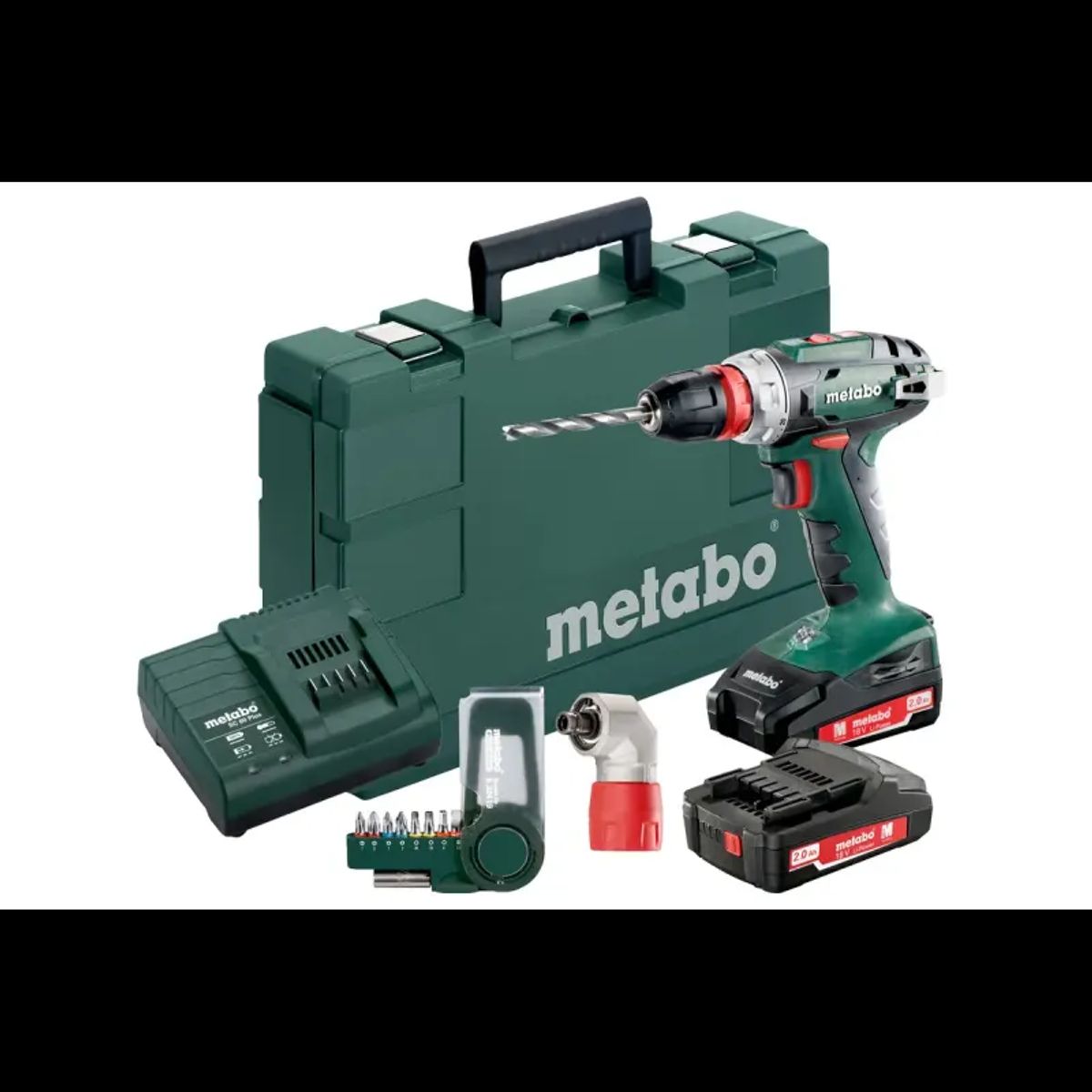 Metabo BS 18 Quick Set - 602217870 Akku-bore--skruemaskine