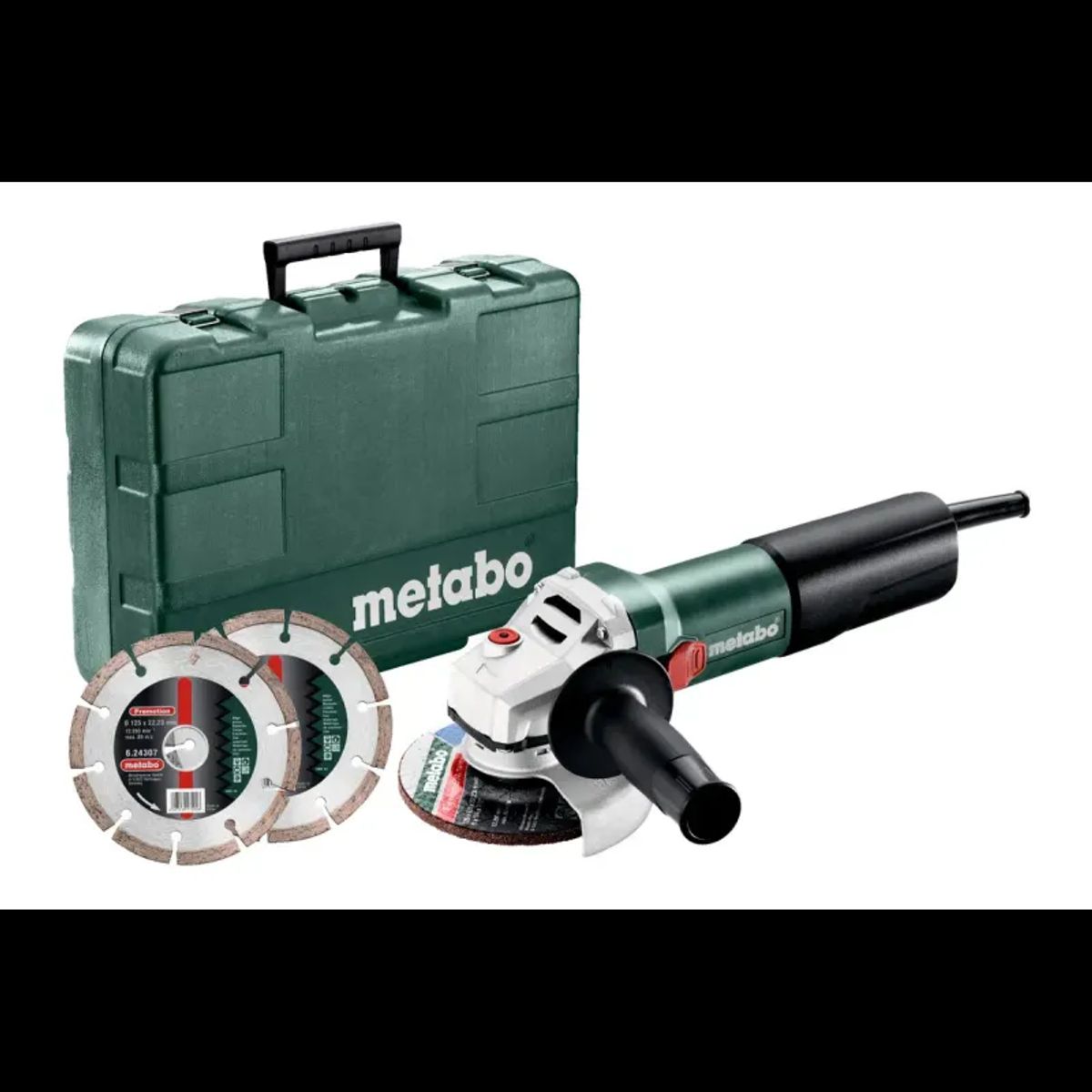 Metabo WQ 1100-125 Set - 610035510 Vinkelsliber kompaktklasse