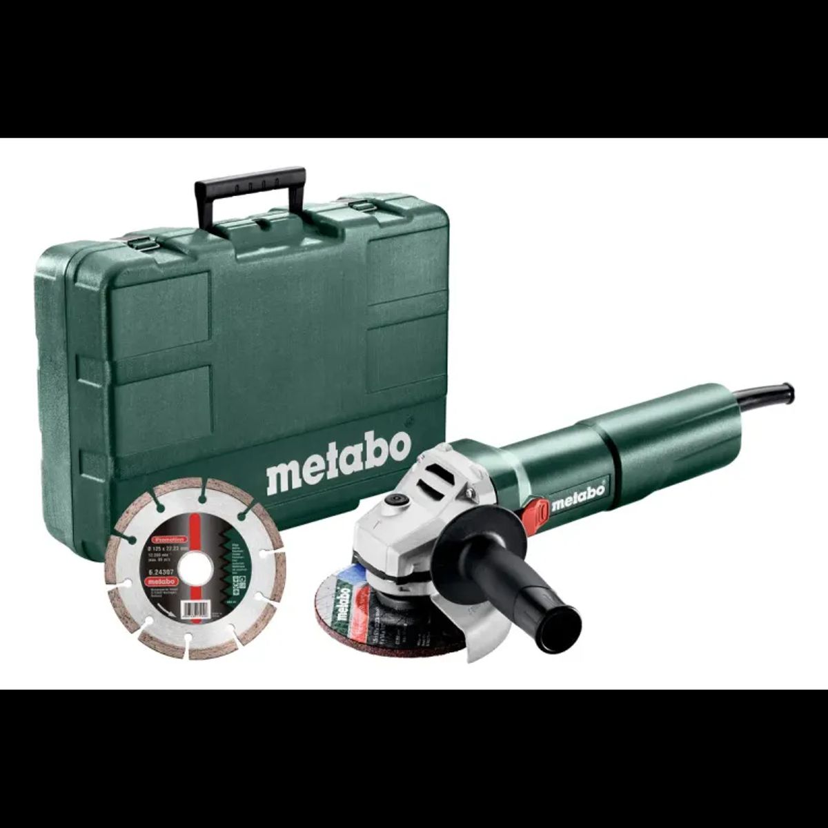 Metabo W 1100-125 Set - 603614510 Vinkelsliber kompaktklasse