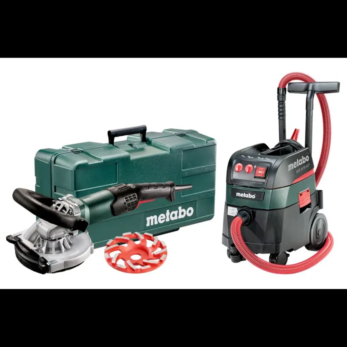 Metabo RSEV 19-125 RT + ASR 35 M ACP Set - 691001000 Netdrevne maskine som sæt