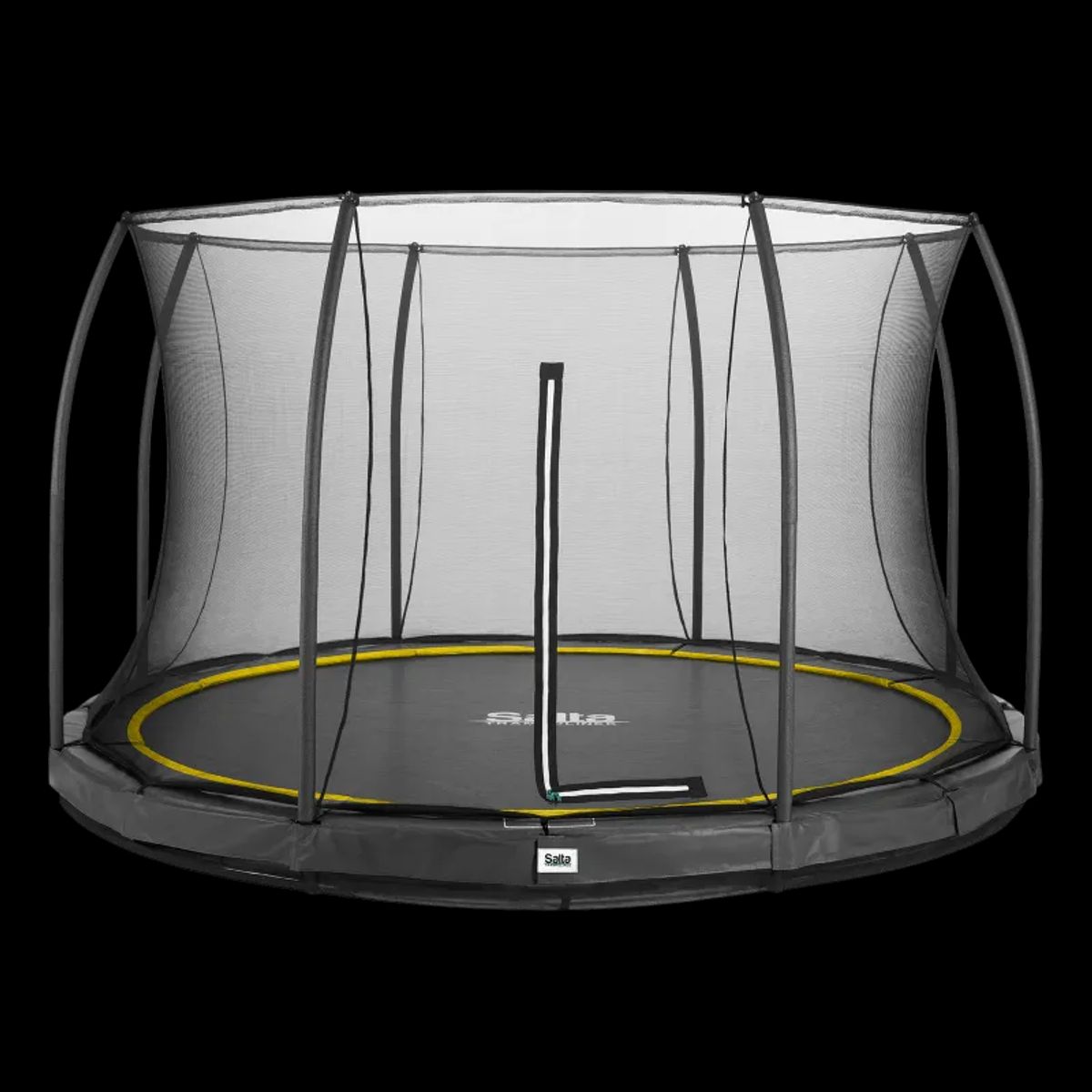 Salta Trampolin Comfort Edition Inground Ø396 cm, sort inkl. sikkerhedsnet - 805-821