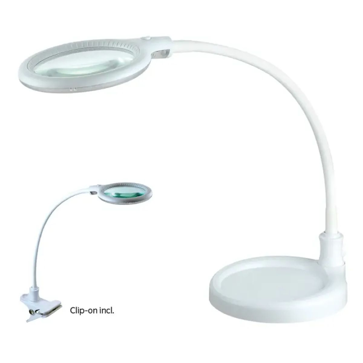 Halo Design MAGNI Bordlampe Magnifying small hvid - 733415