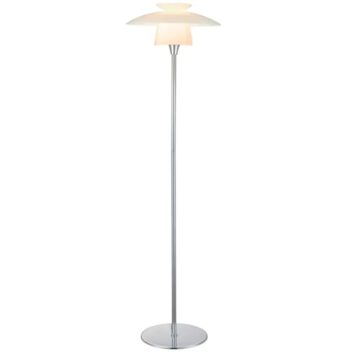 Halo Design SCANDINAVIA gulvlampe Ø40 opal/krom - 733699