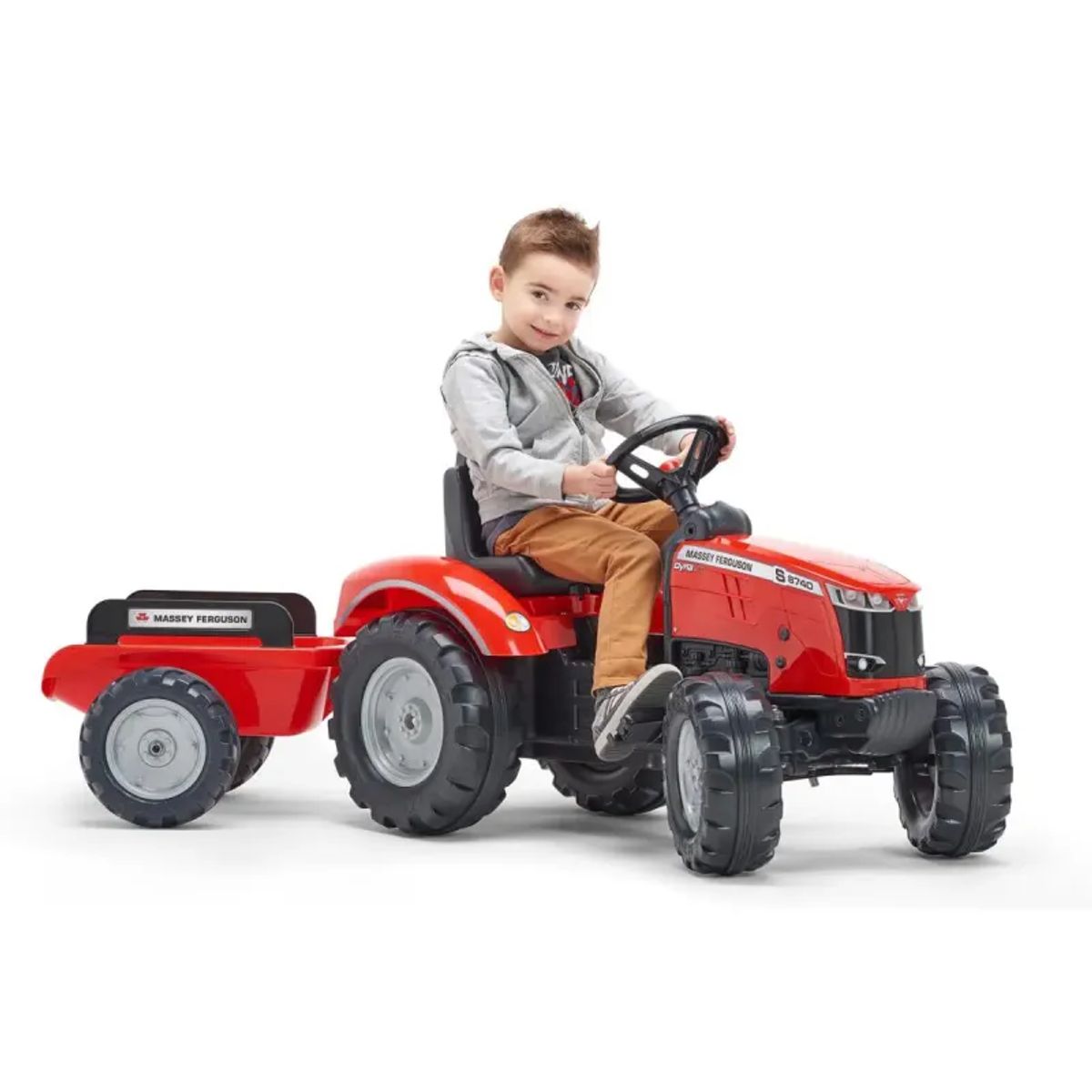 FALK Massey Ferguson traktor med vogn