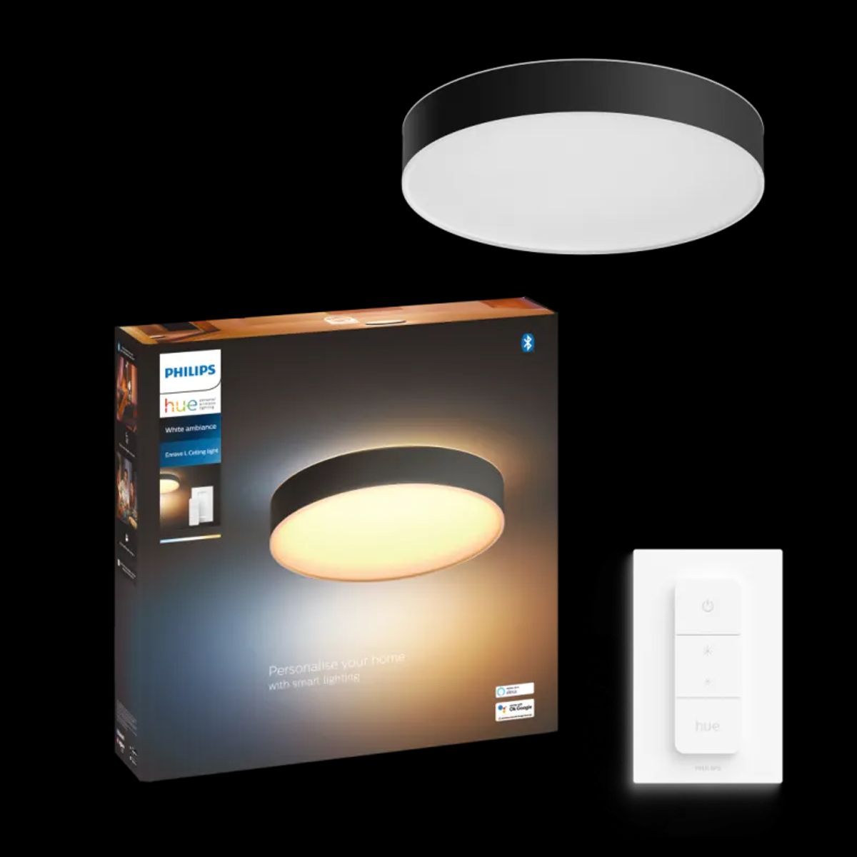 Philips Hue Enrave L Loftslampe Sort - 915005996901