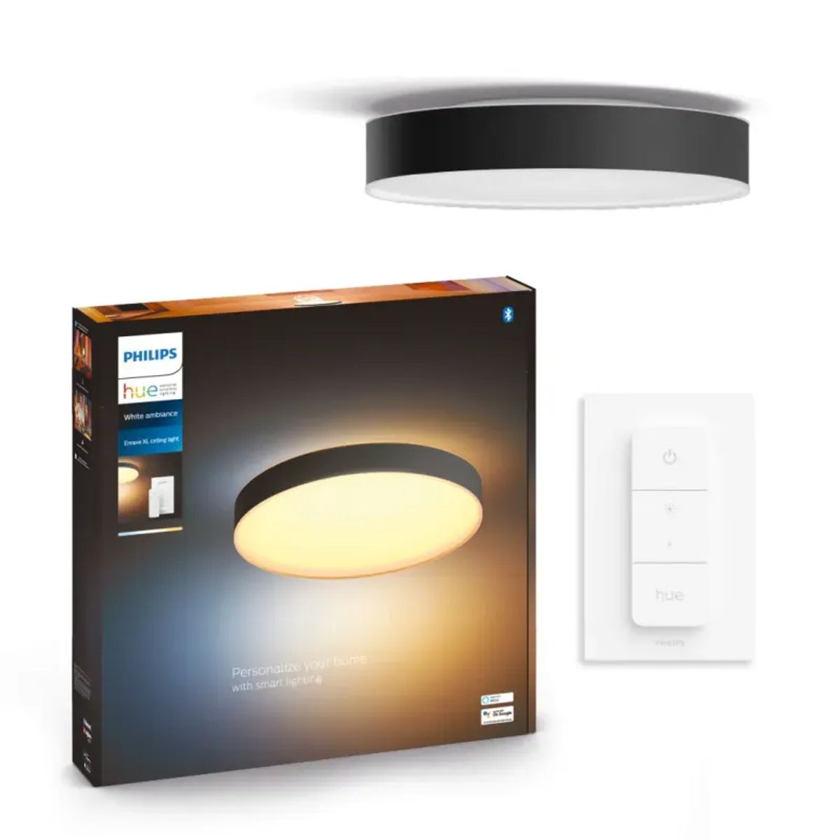 Philips Hue Enrave XL Loftslampe Sort - 915005997101