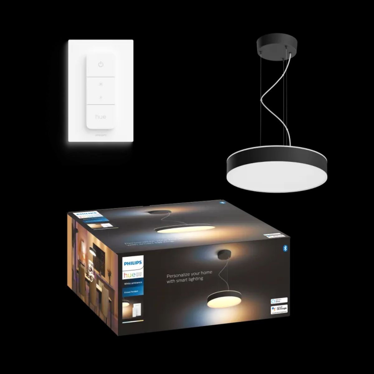 Philips Hue Enrave Pendel Sort - 915005998101