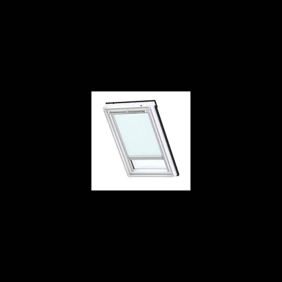 Velux Mørklægningsgardin Hvid- Alu Skinner Dkl Mk04 1025s