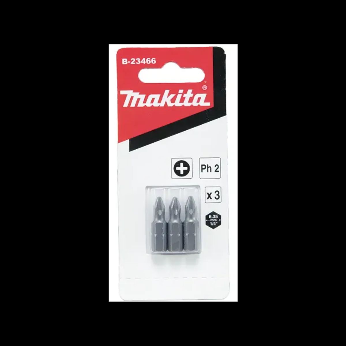 Makita Bitssæt 3 Dele Pz 1,2,3-25mm - B-24527