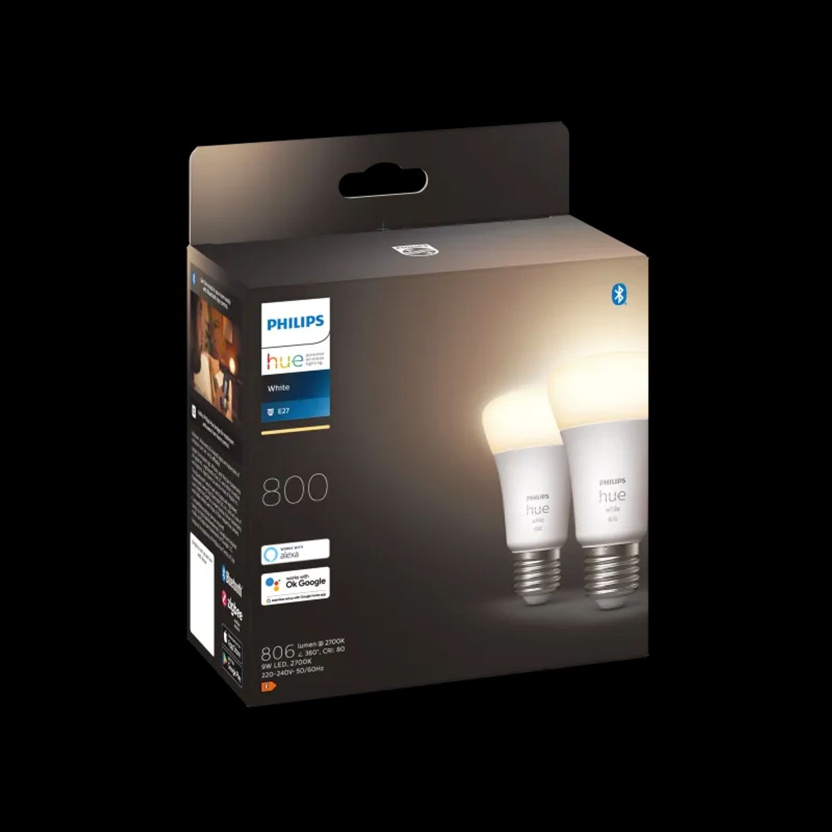 Philips Hue White 9W A60 E27 2P - 929001821623