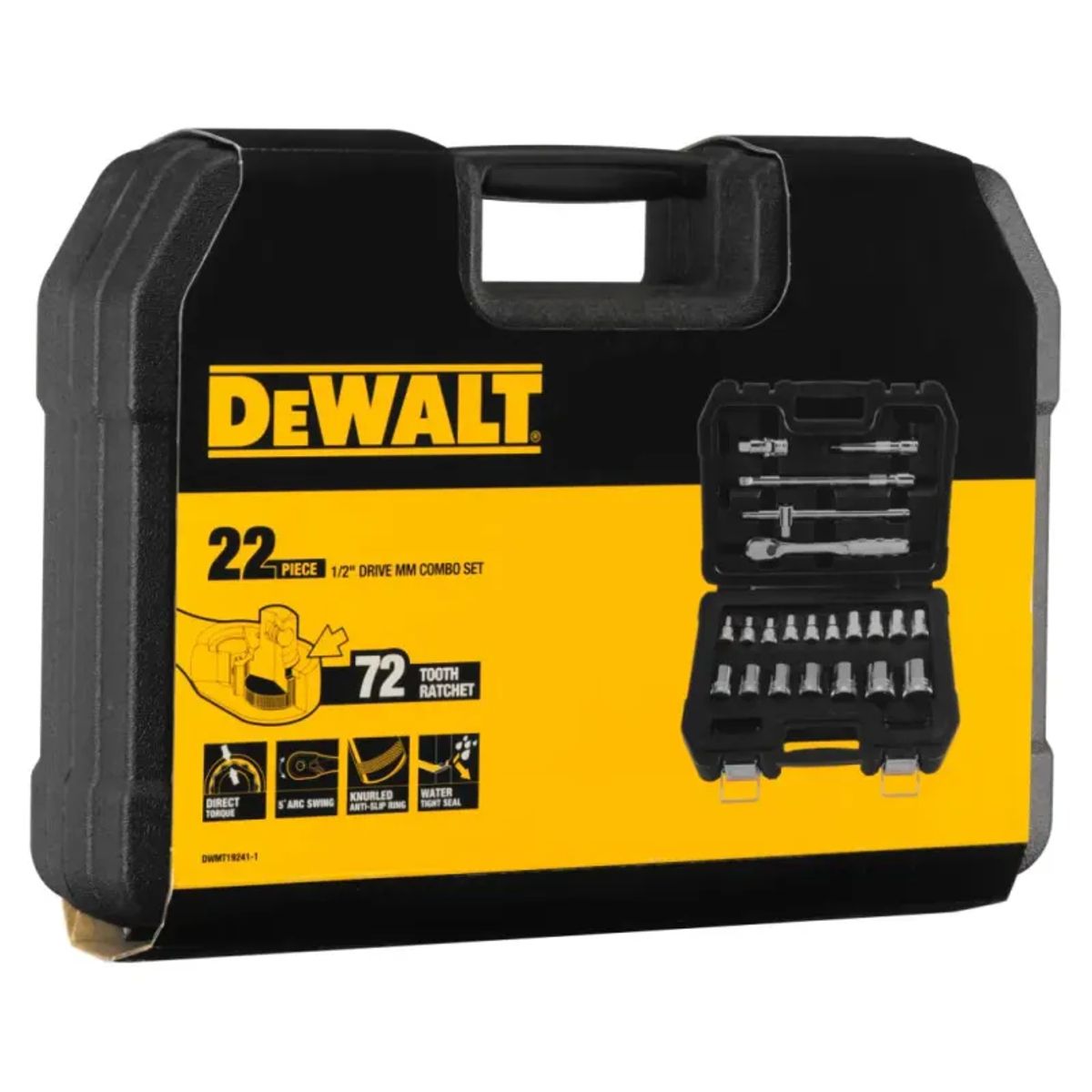 DeWALT Topnøglesæt 1/2" 22 Stk - DWMT19241-1