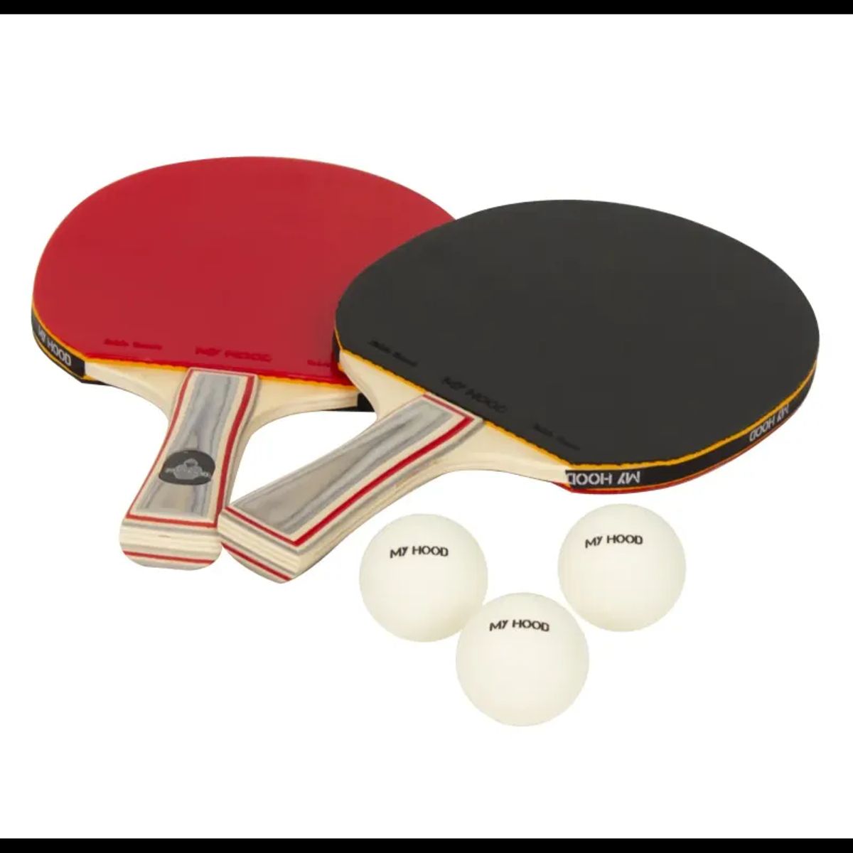 2 bordtennisbat med 3 bolde - 901021