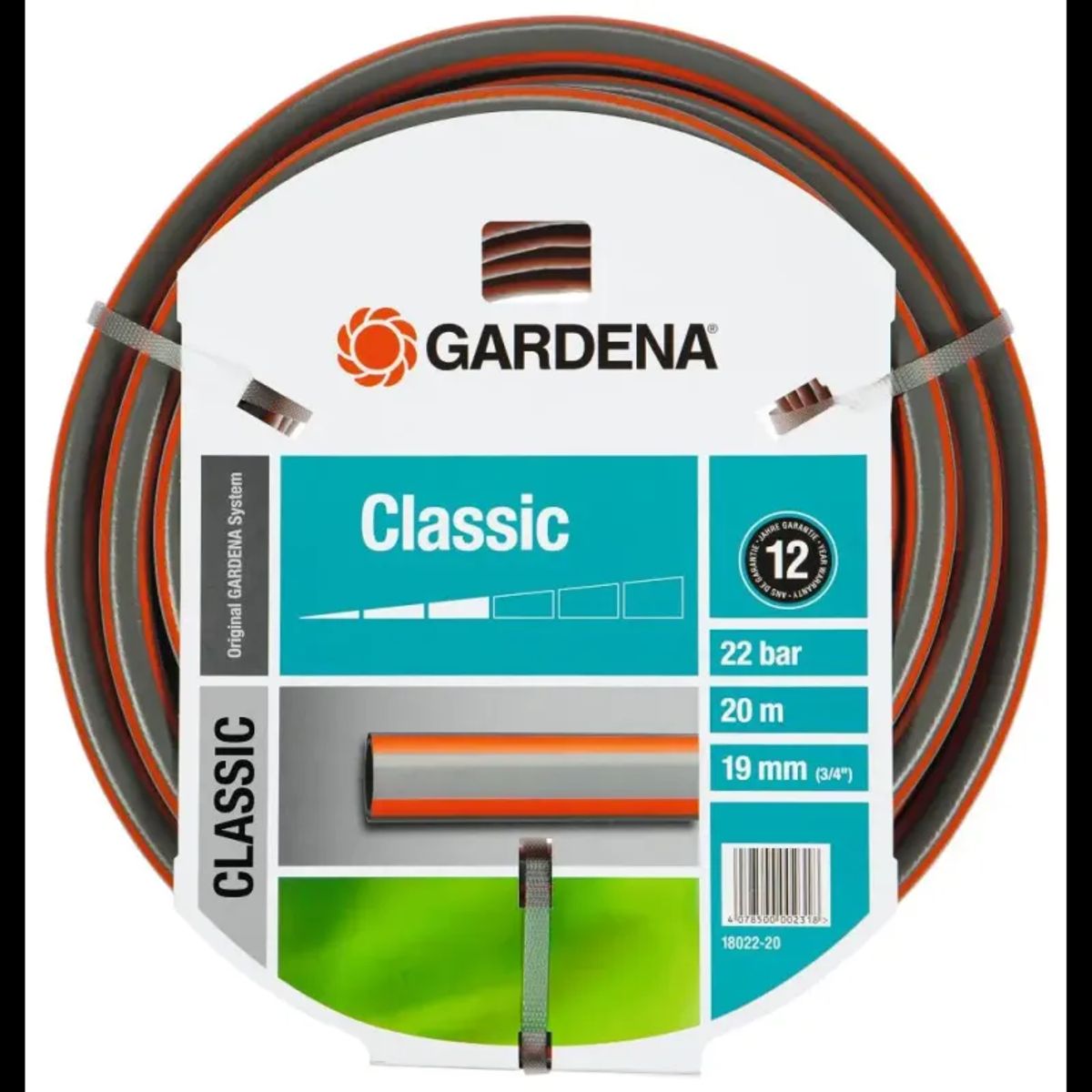 Gardena Classic Slange 3/4" 20m