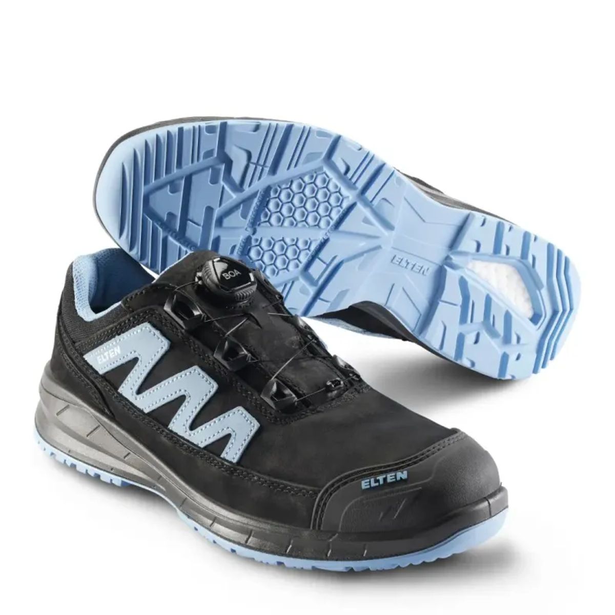 ELTEN MARTEN XXSports Pro Boa ® Black-Blue Low Sikkerhedssko Stål tåværn, fiber sømværn