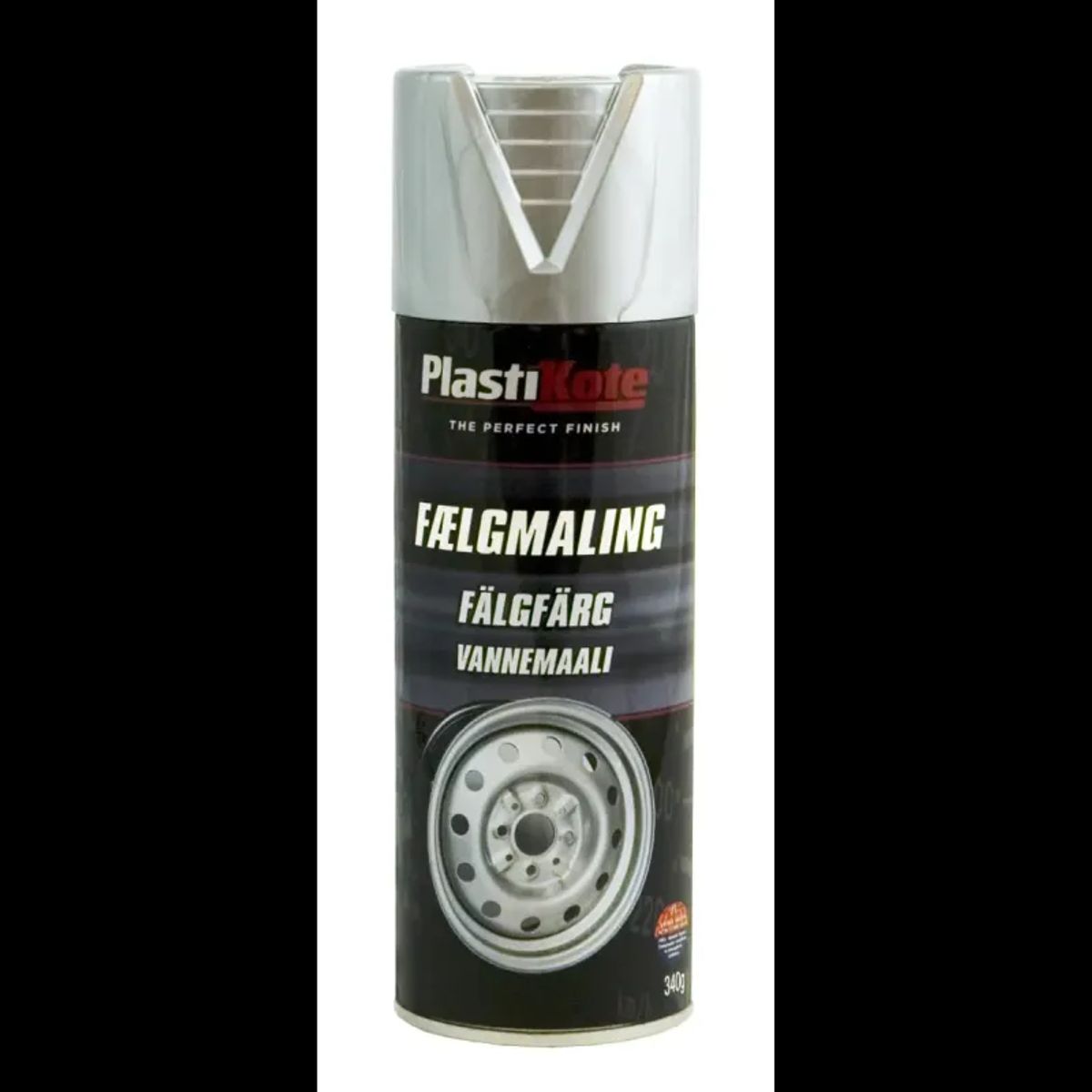 Plasti-kote Fælgmaling 618 - Metallic Sølv 400ml