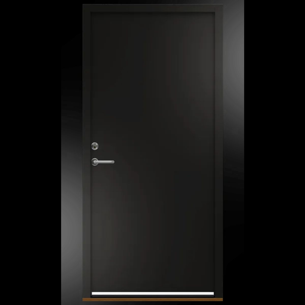 SWEDOOR CleverLine P-1200 H - incl karm Sort ncs s 9000