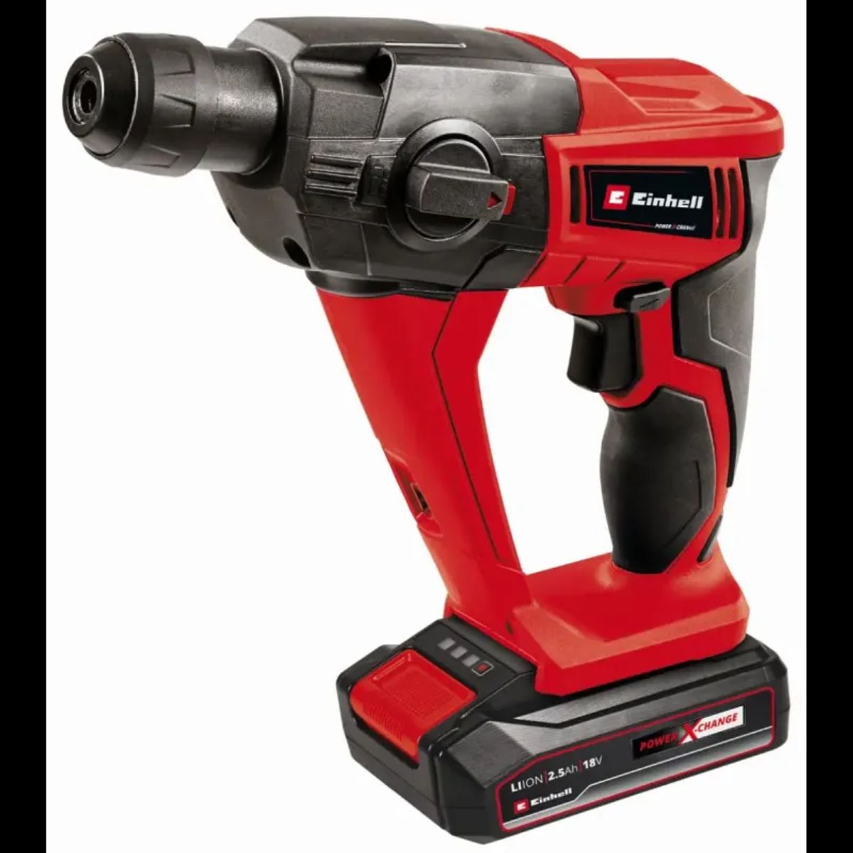 Einhell TE-HD 18 Li akku borehammer med 3 funktioner 1x18V/2,5 Ah batteri og lader